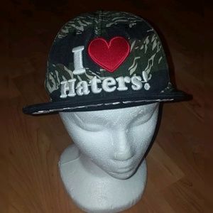 I love haters camo hat